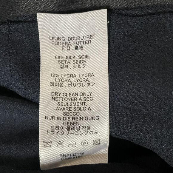 Reed krakoff navy blue Wool Silk Lined Trouser pants Size 0 - Picture 8 of 8